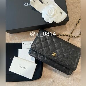 ❗️SALE Chanel WOC Caviar & Gold Hardware